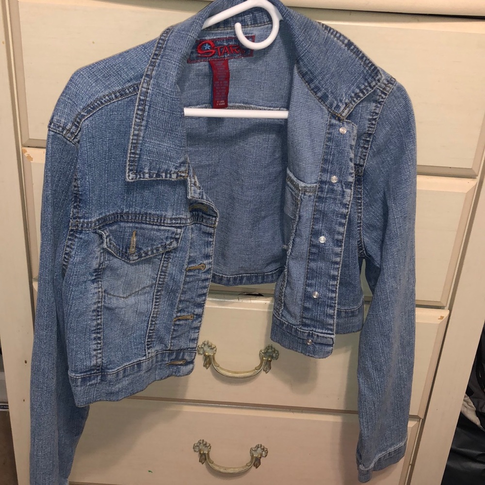 Cropped Jean Jacket